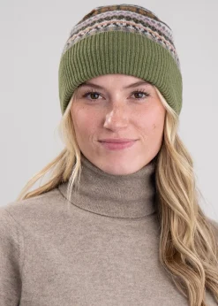 Alba Lambswool Beanie - Juniper