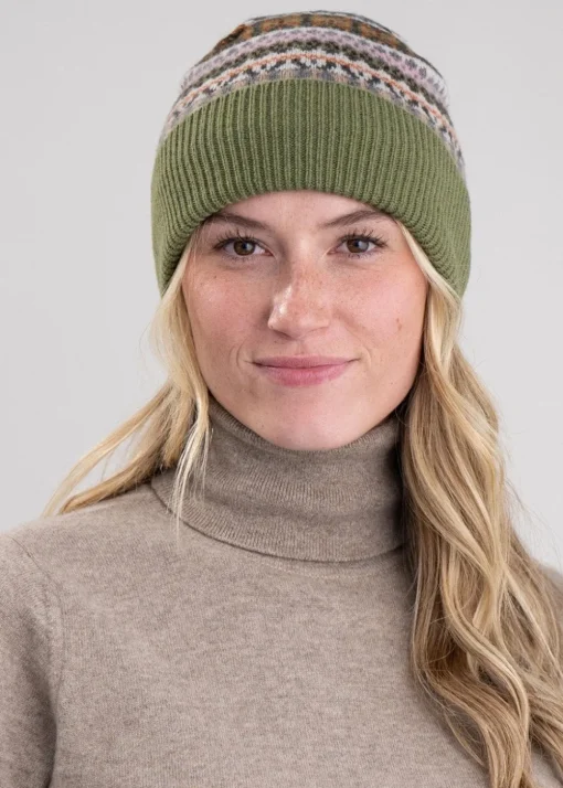 Alba Lambswool Beanie - Juniper