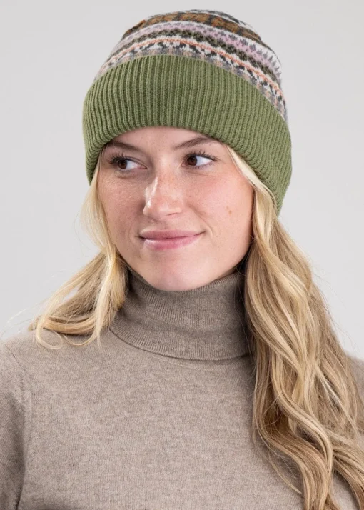 Alba Lambswool Beanie - Juniper