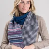 Alba Lambswool Scarf - Peacock