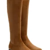 Albany Knee Boots - Tan Suede