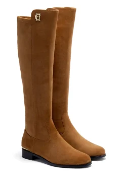 Albany Knee Boots - Tan Suede