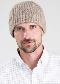 Aldo Cashmere Beanie - Dark Natural