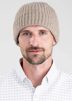 Aldo Cashmere Beanie - Dark Natural