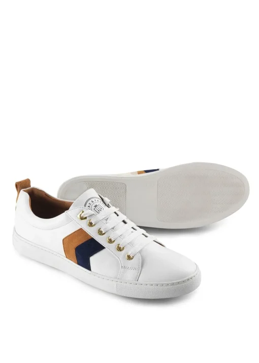 Alexandra Leather Trainers - White