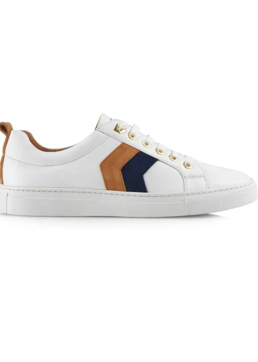 Alexandra Leather Trainers - White