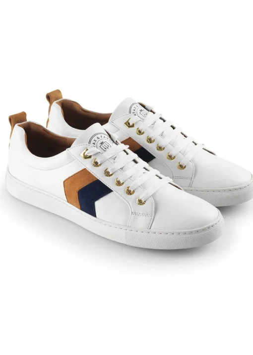 Alexandra Leather Trainers - White