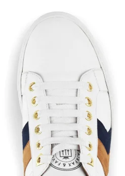 Alexandra Leather Trainers - White