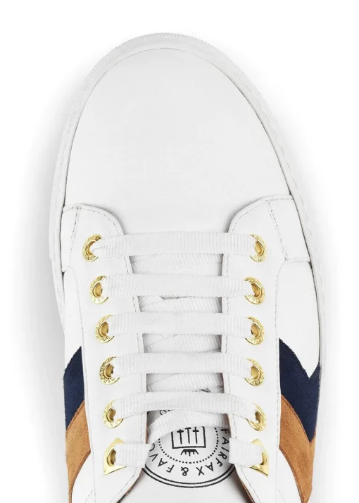 Alexandra Leather Trainers - White