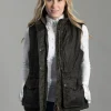 Alma Wax Gilet - Dark Olive
