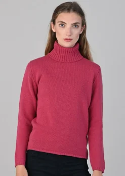 Amelia Cashmere Roll Collar - Protea