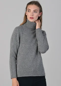Amelia Cashmere Roll Collar - Flannel