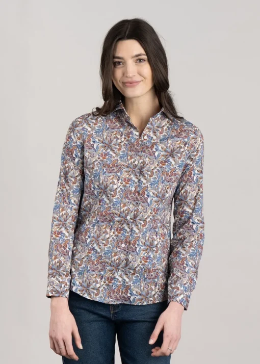 Amelia Liberty Shirt - Paisley Floral