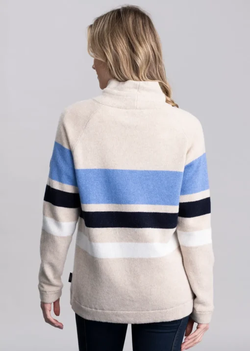 Angelika Windproof Jumper - Sand Melange Multi