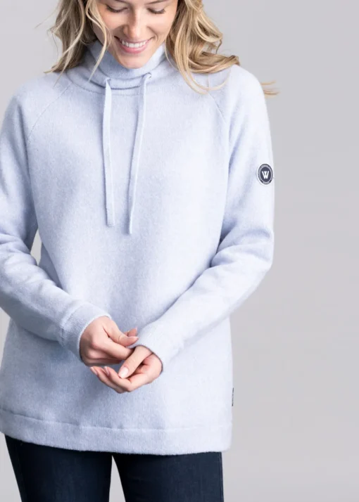 Angelika Windproof Jumper - Illusion Blue