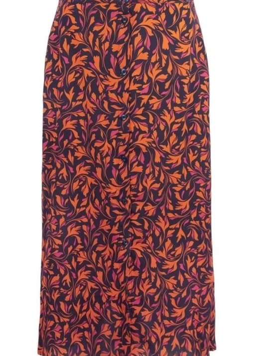 Anglesey Midi Skirt - Autumn Multi