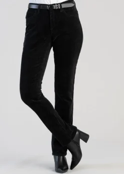 Apollo Needle Cord Jeans - Black