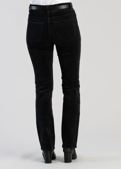 Apollo Needle Cord Jeans - Black