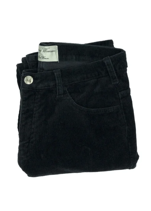 Apollo Needle Cord Jeans - Black