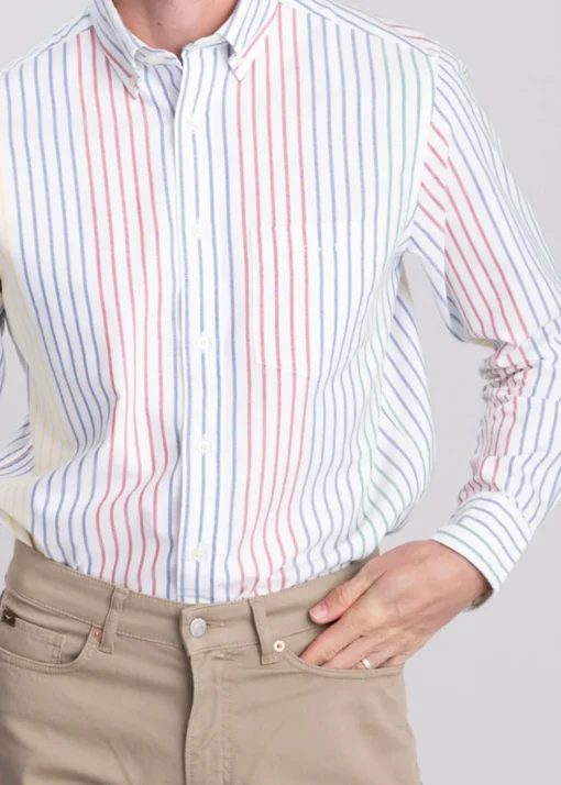Archive Oxford Multi Stripe Shirt - Multicolor