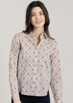 Archive Print Shirt - Lilac