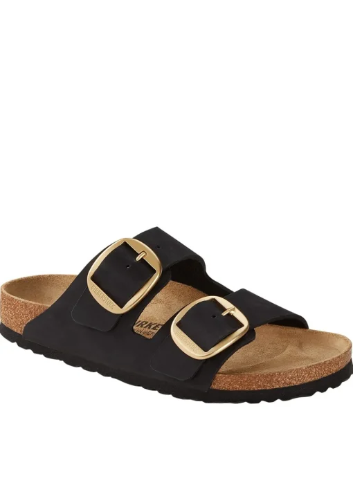 Arizona Big Buckle Sandals - Black