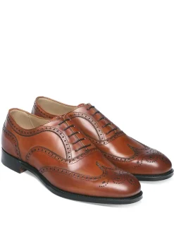 Arthur III Oxford Brogues - Dark Leaf Burnished