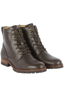 Artémis Cuir Boots - Marron Fonce