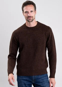 Aryan Crew Neck - Coffee
