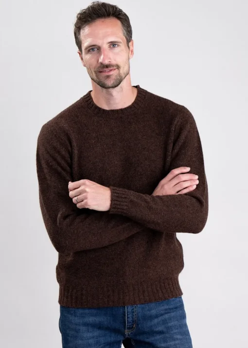 Aryan Crew Neck - Coffee