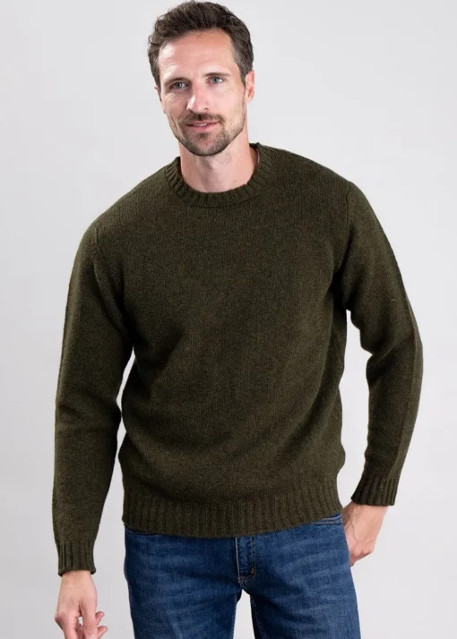 Aryan Crew Neck - Loden