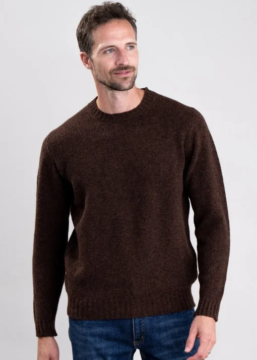 Aryan Crew Neck - Coffee