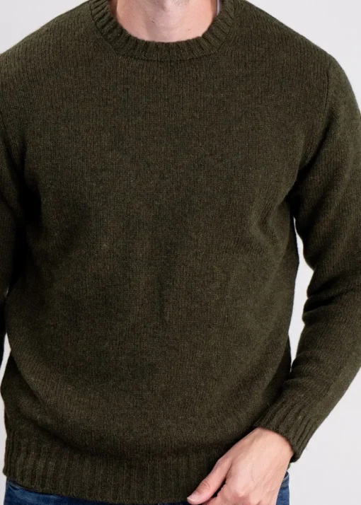 Aryan Crew Neck - Loden
