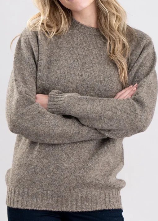 Aryan Crew Neck - Oyster