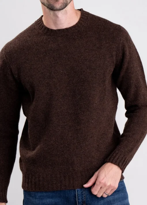 Aryan Crew Neck - Coffee