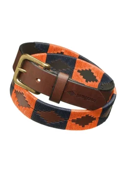 Audaz 1.5" Polo Belt - Navy and Terracotta