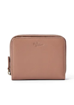 Avalon Zip Around Wallet - Dusty Pink