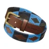Azules 1.5" Polo Belt - Navy and Sapphire Blue