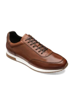 Bannister Trainers - Cedar Burnished Calf