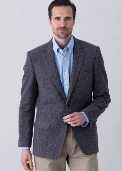 Barmoor Donegal Tweed Jacket - Grey