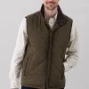 Barrowden Quilt Gilet - Olive