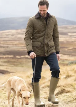 Barrowden Quilt Jacket - Dark Olive