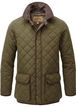 Barrowden Quilt Jacket - Dark Olive