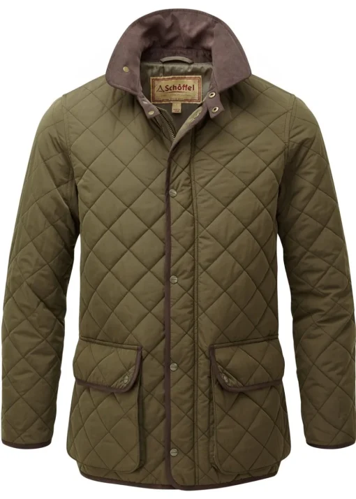 Barrowden Quilt Jacket - Dark Olive