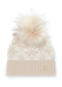 Beatrice Bobble Hat - Camel Cream