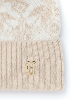 Beatrice Bobble Hat - Camel Cream