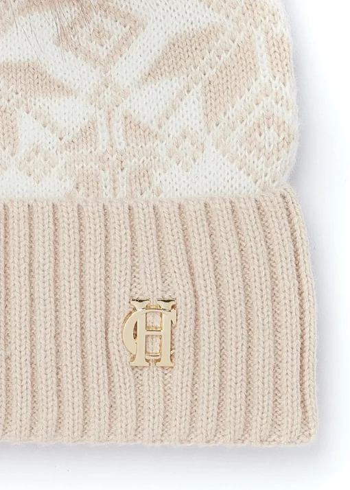Beatrice Bobble Hat - Camel Cream
