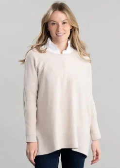 Beatrice Crew Cape - Swansdown