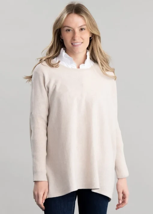 Beatrice Crew Cape - Swansdown