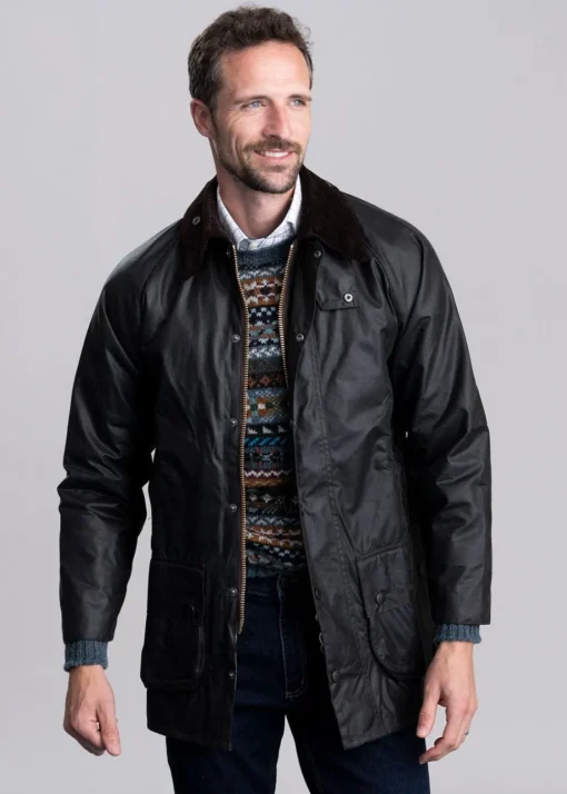 Beaufort Wax Jacket - Sage